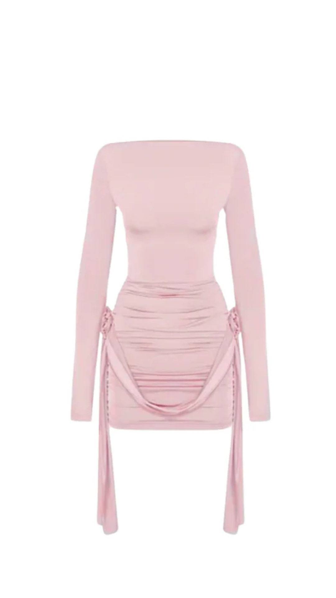 RoseCharm Off-Shoulder Langarmkleid