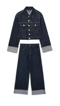 Arabell Denim Set – Moderner Damen Zweiteiler