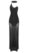 Urla Abendkleid - Elegantes Abendkleid mit Mesh-Rock