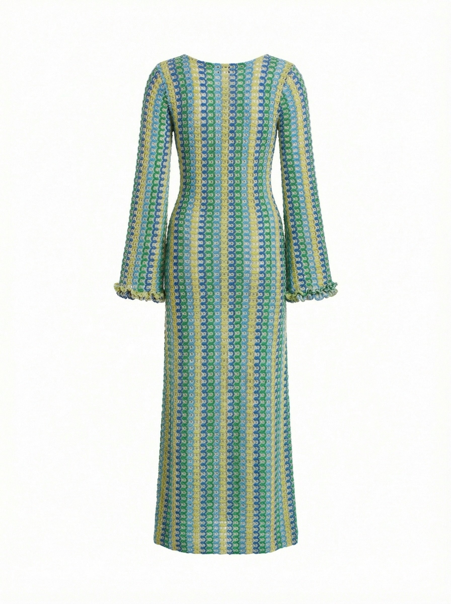 Crocheted Knitted Kleid - Sommerkleid Damen gehäkelt