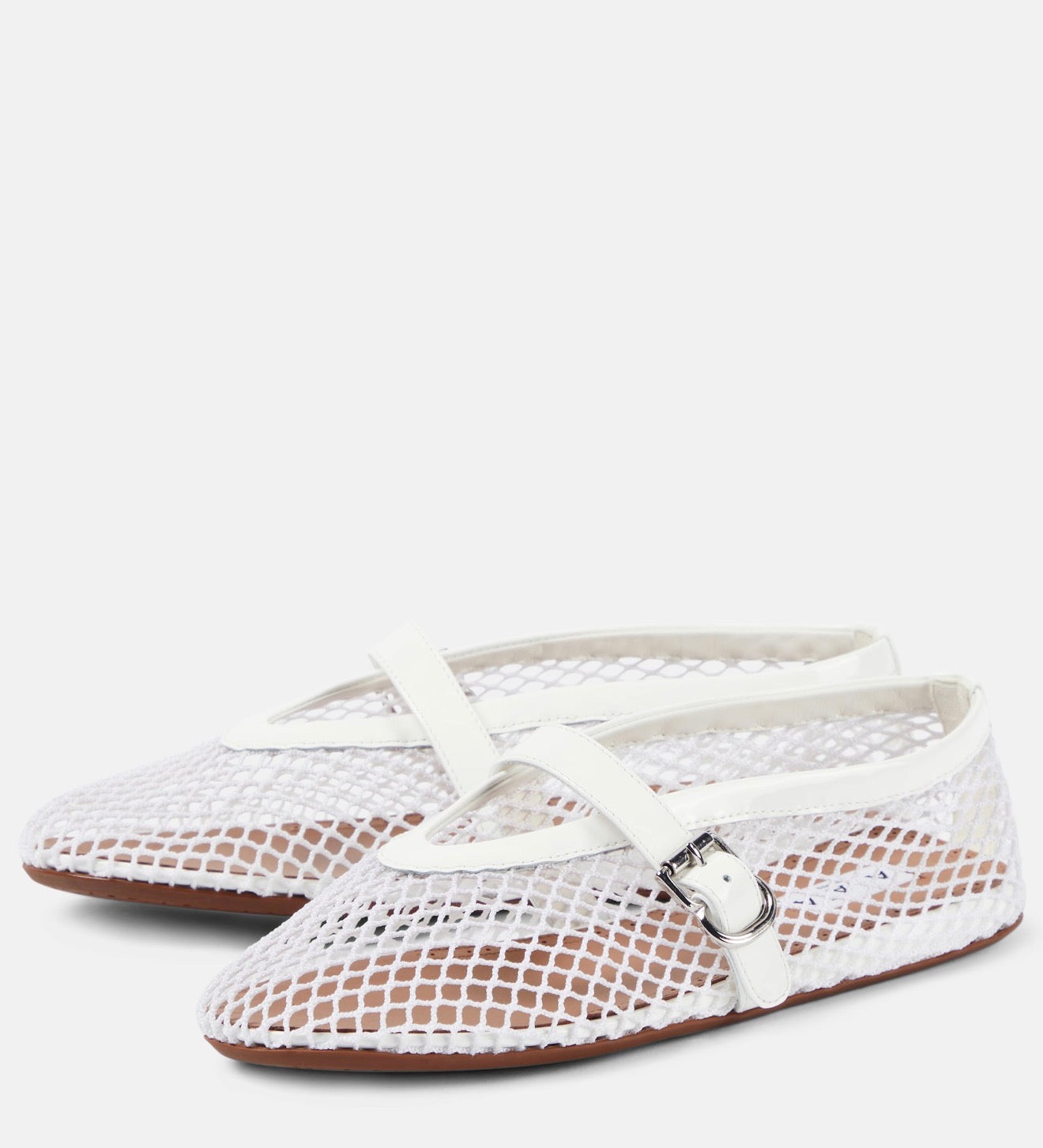 Mary Jane Mesh Ballerinas – Summer Edit