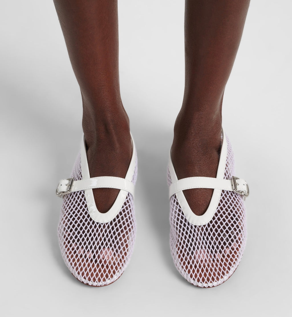 Mary Jane Mesh Ballerinas – Summer Edit