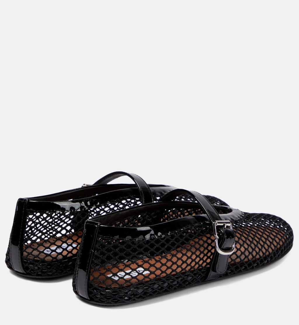 Mary Jane Mesh Ballerinas – Summer Edit