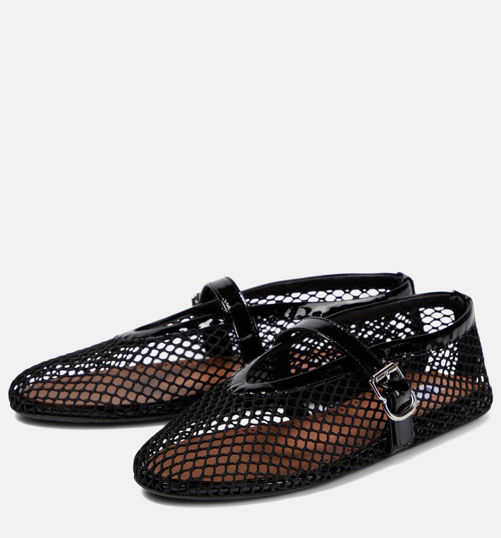 Mary Jane Mesh Ballerinas – Summer Edit