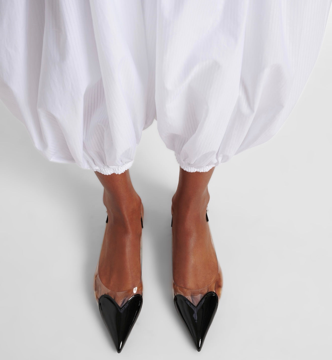 Slingback Flats Transparent – Minimal Pointed