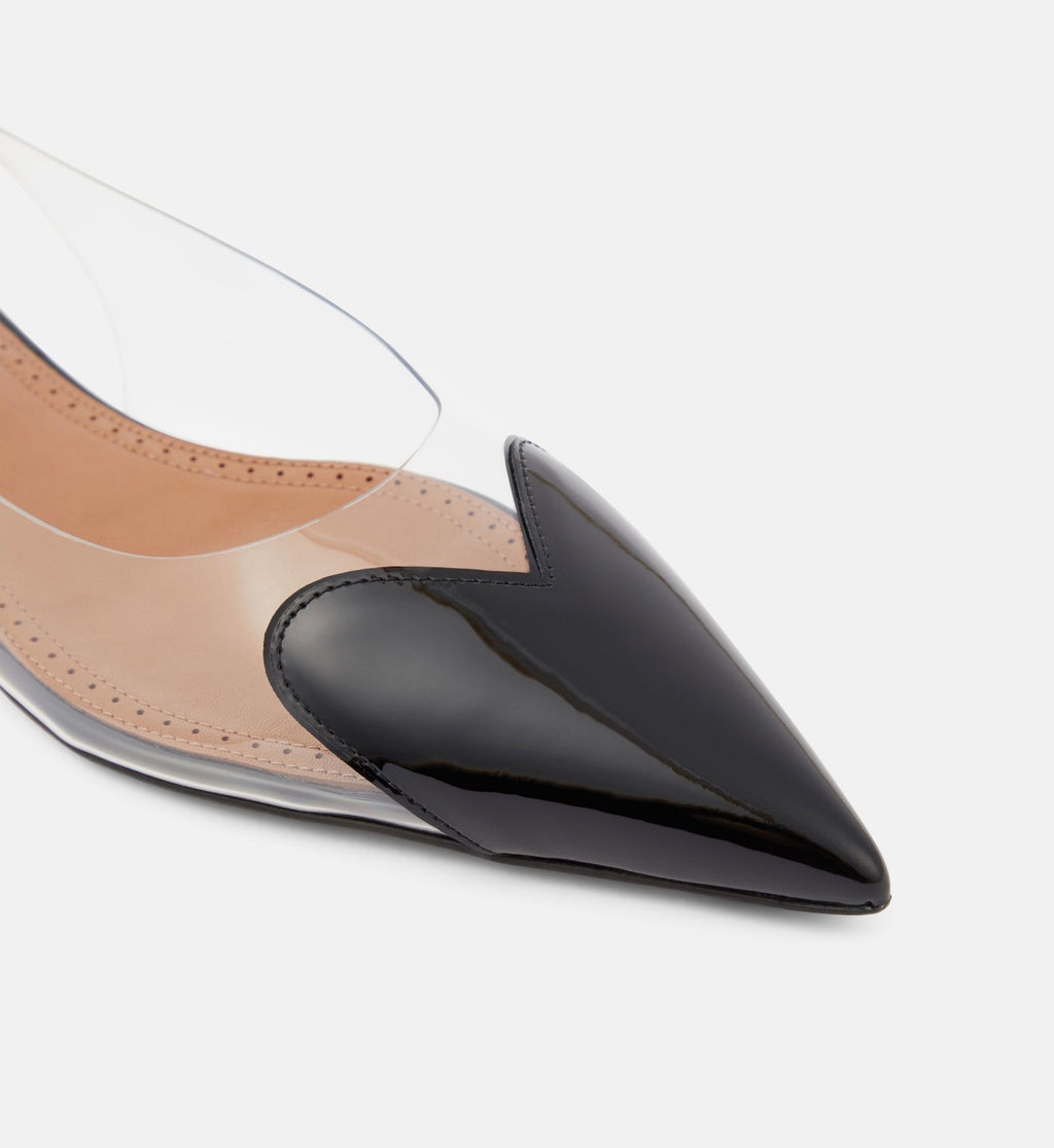 Slingback Flats Transparent – Minimal Pointed