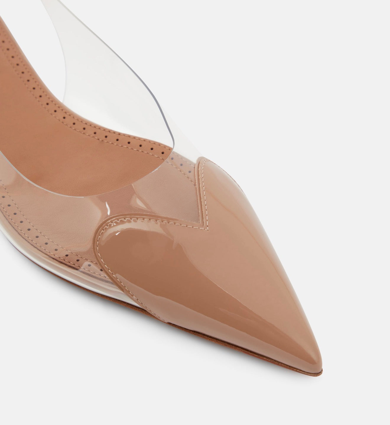 Slingback Flats Transparent – Minimal Pointed