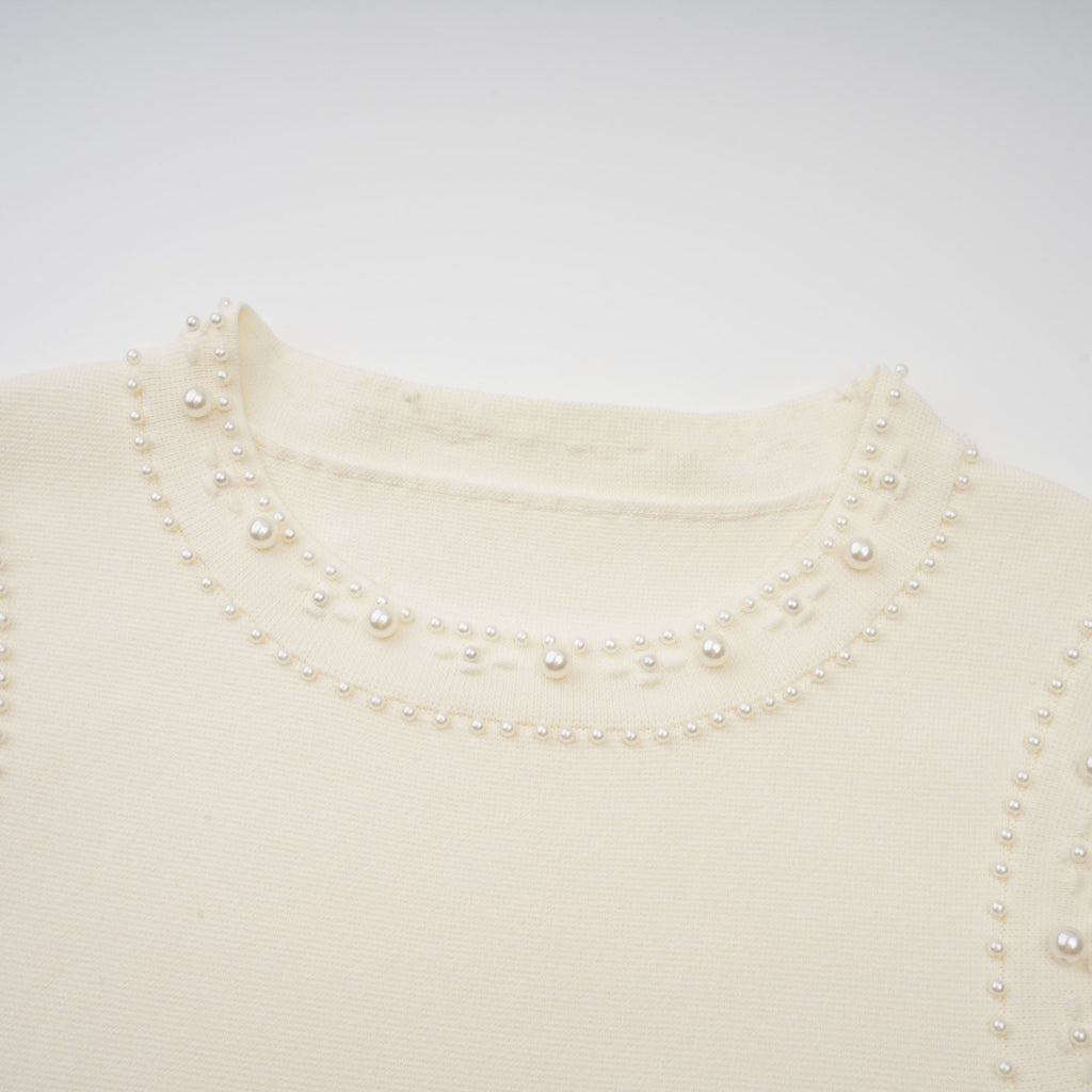 Elegantes Plissee-Strickkleid Damen – Ärmellos & Minimalistisch